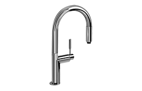 OSCAR-Kitchen faucet with twist and lock sprayhead and touch button spray/stream control