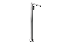 Floor-mounted washbasin spout