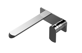 Phase Wall-mounted basin mixer with 19,1cm spout - Trim only