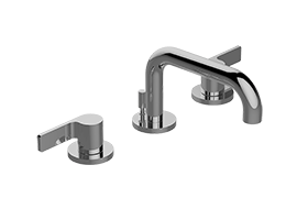 Three-hole washbasin mixer