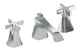 Three-hole washbasin mixer