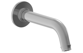 Wall-mounted bathtub spout