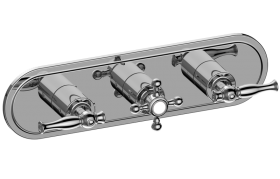 M-Series Valve Trim with Three Handles - Trim only