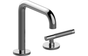 Two-hole progressive basin mixer - 15,3cm spout