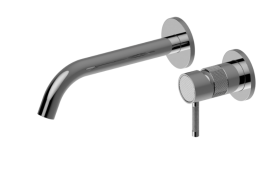 Cameo Wall-mounted basin mixer with 18,7cm spout - Trim only