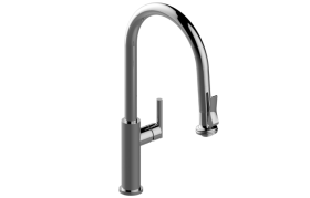 Sospiro Kitchen Tap with dual-function spray/ stream pull-down sprayer - Easy lock