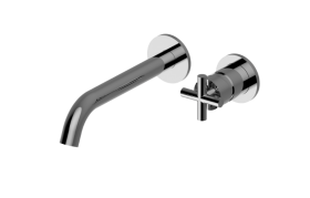 M.E. Wall-mounted basin mixer with 23,2cm spout - Trim only