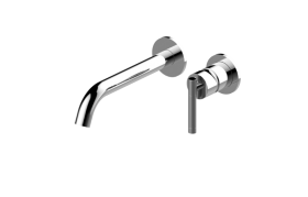 M.E. Wall-mounted basin mixer with 23,2cm spout - Trim only