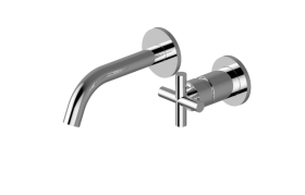 M.E. Wall-mounted basin mixer with 14,8cm spout - Trim only