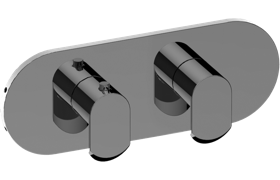 M-Series Valve horizontal Trim with Two Handles - Trim only