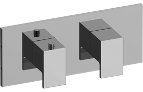 M-Series Valve horizontal Trim with Two Handles - Trim only