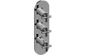 M-Series Valve Trim with Three Handles - Trim only