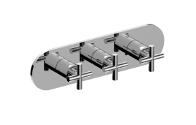 M-Series Valve horizontal Trim with Three Handles - Trim only