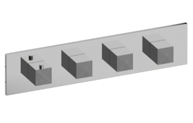 M-Series valve trim with 4 handles - Trim only