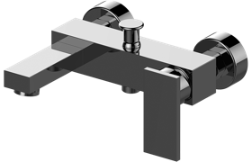 Wall-mounted bath & shower mixer