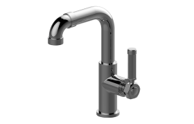 Single lever progressive basin mixer - 13,9cm spout