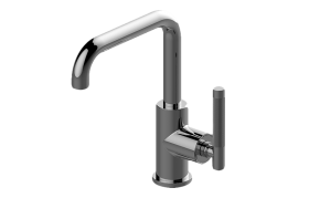 Single lever progressive basin mixer - 15,3cm spout