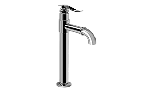 Single lever basin mixer - high