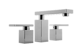 Three-hole washbasin mixer