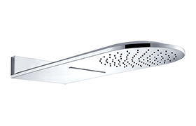 Double-Function ShowerHead - Wall Mtd.-Rain/WaterFall/