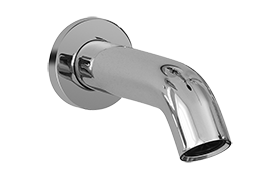 Wall-mounted bathtub spout - 17cm